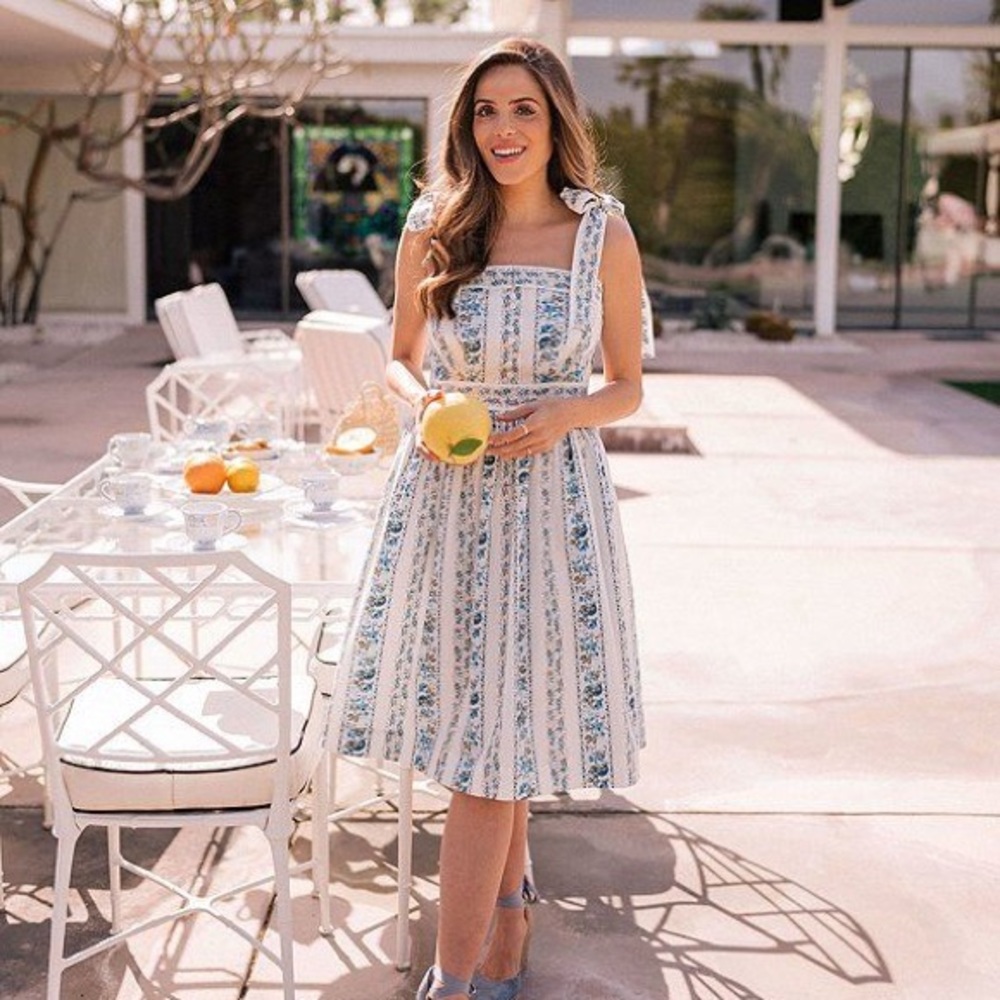 gal meets glam arina floral tie shoulder